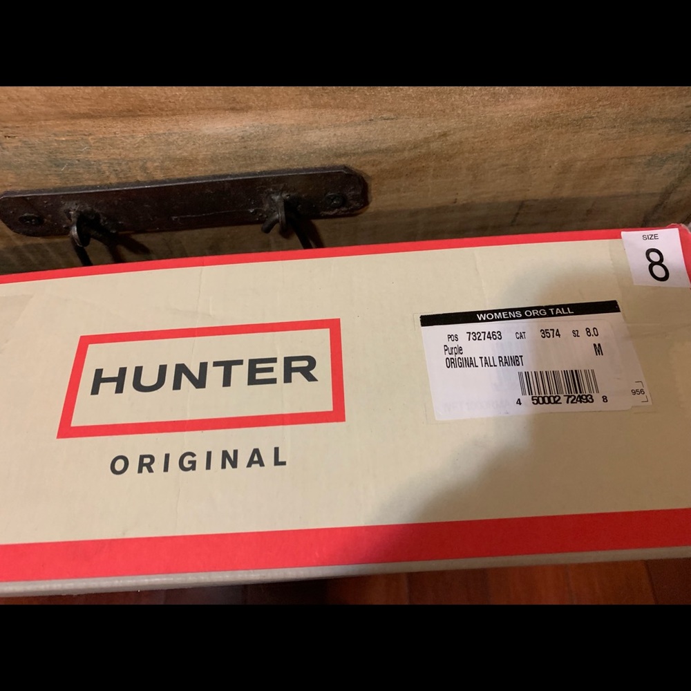 Hunter Original Tall Rain Boots Matte Violet - Picture 7 of 7